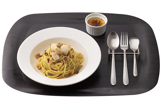 『青森ニンニク』＆ホタテの俺のペペロンチーノ