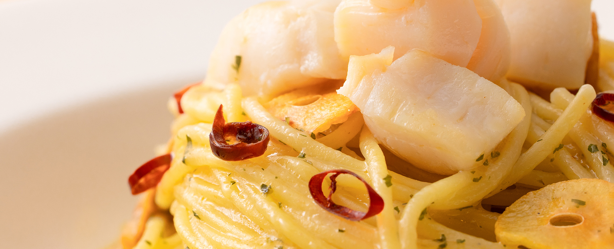 『青森ニンニク』& ホタテの俺のペペロンチーノ